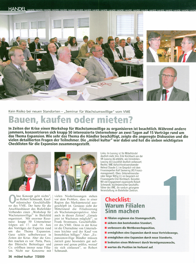Vorschau Möbelkultur 7/2009